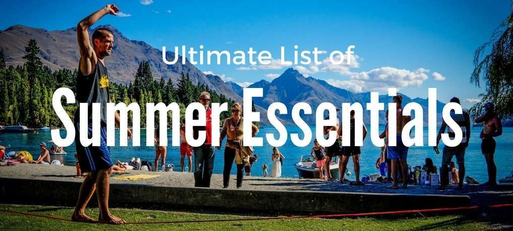The Ultimate List of Summer Essentials for Camping, Roadtrips, BBQ and the park