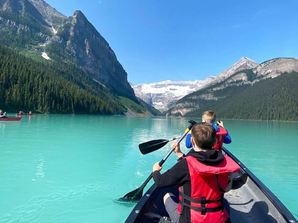 Driving from Vancouver to Banff with kids.