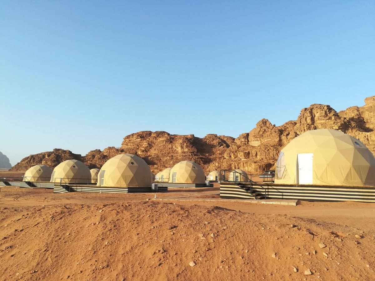 Jordan - Wadi Rum Glamping in Martian Tents