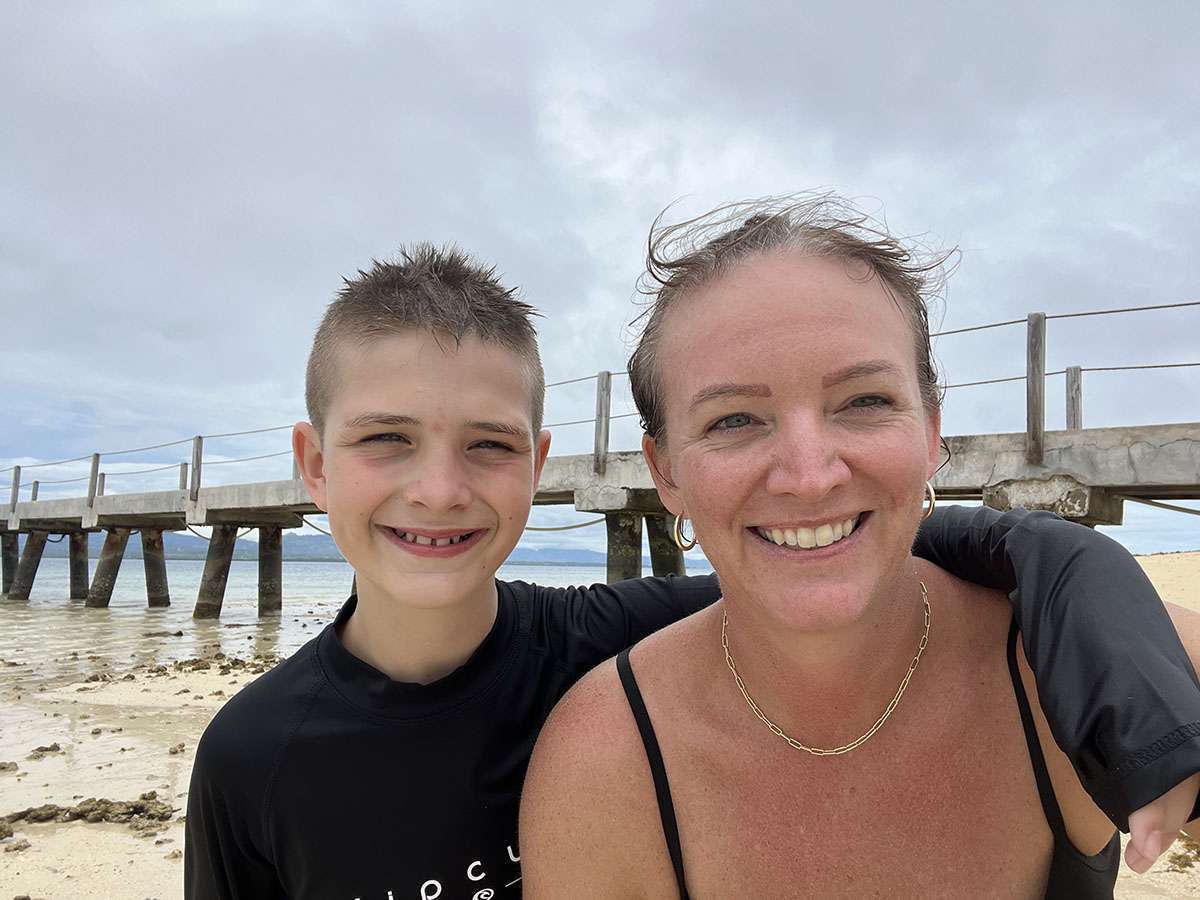 Single mom travels the world with her son