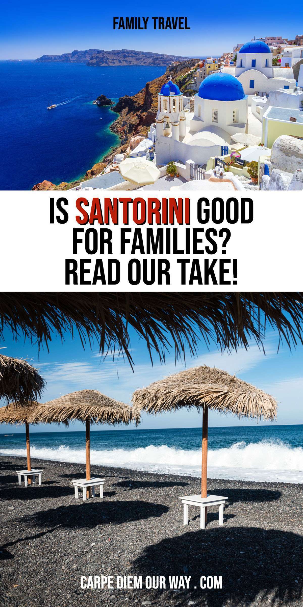 Is Santorini good for families?