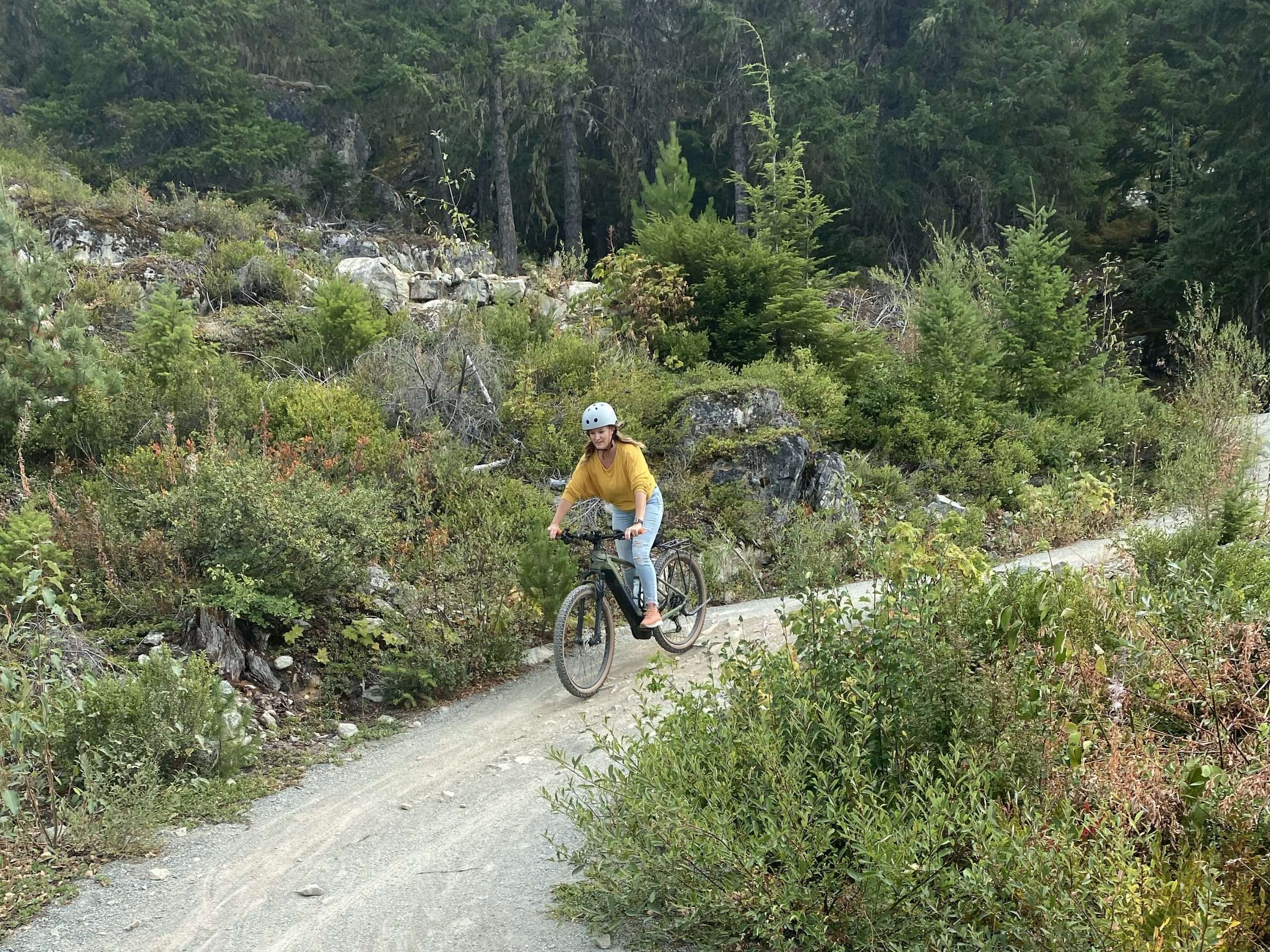 Whistler single track biking
