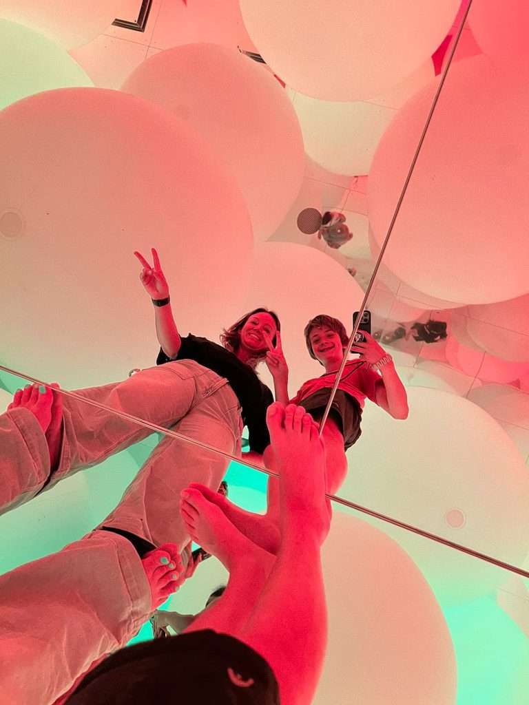 teamLab planets with kids