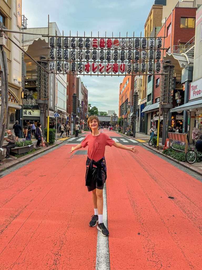 asakusa food tour with teens