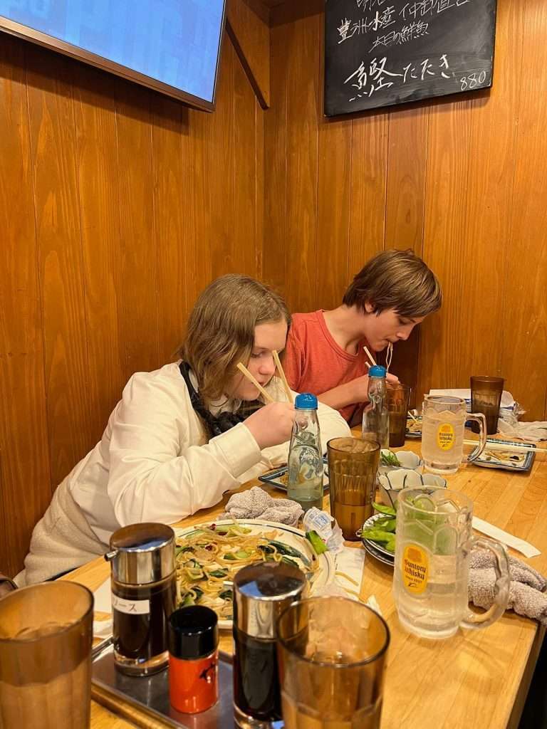 arigato food tour japan with tweens