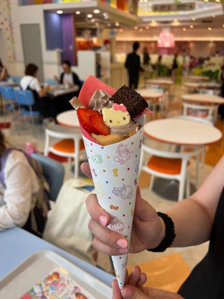 hello kitty snacks at sanrio puroland