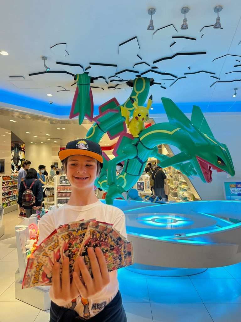 shopping for pokemon in japan