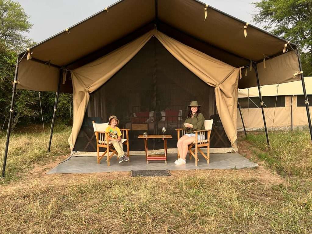 tented camp in Tanzania