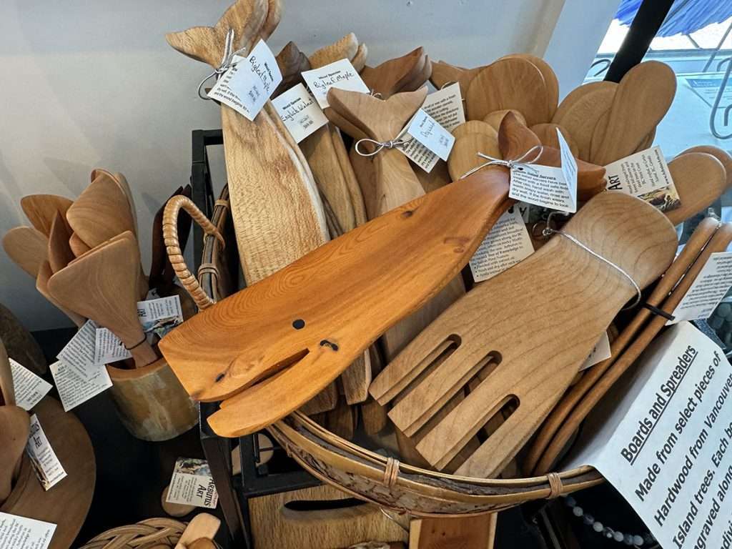 local wood kitchen tools in Ucluelet

