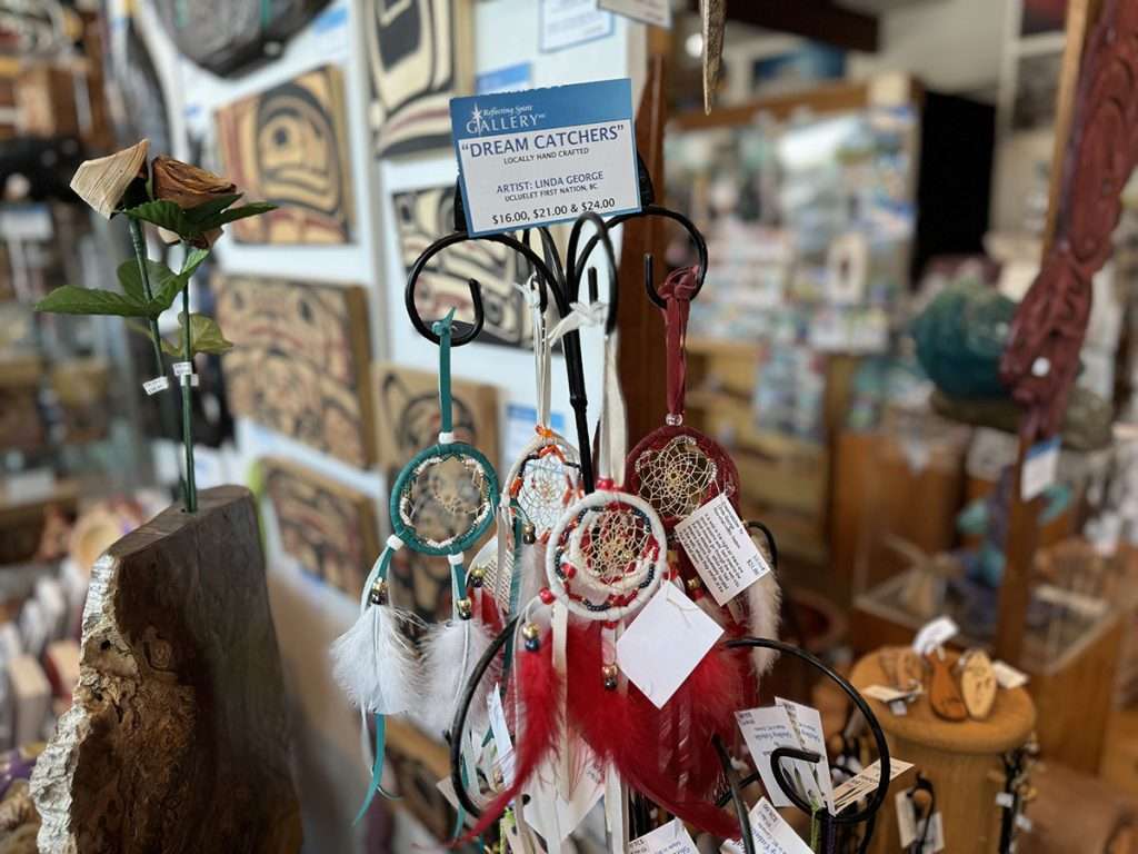 Indigenous dreamcatcher in ucluelet gallery
