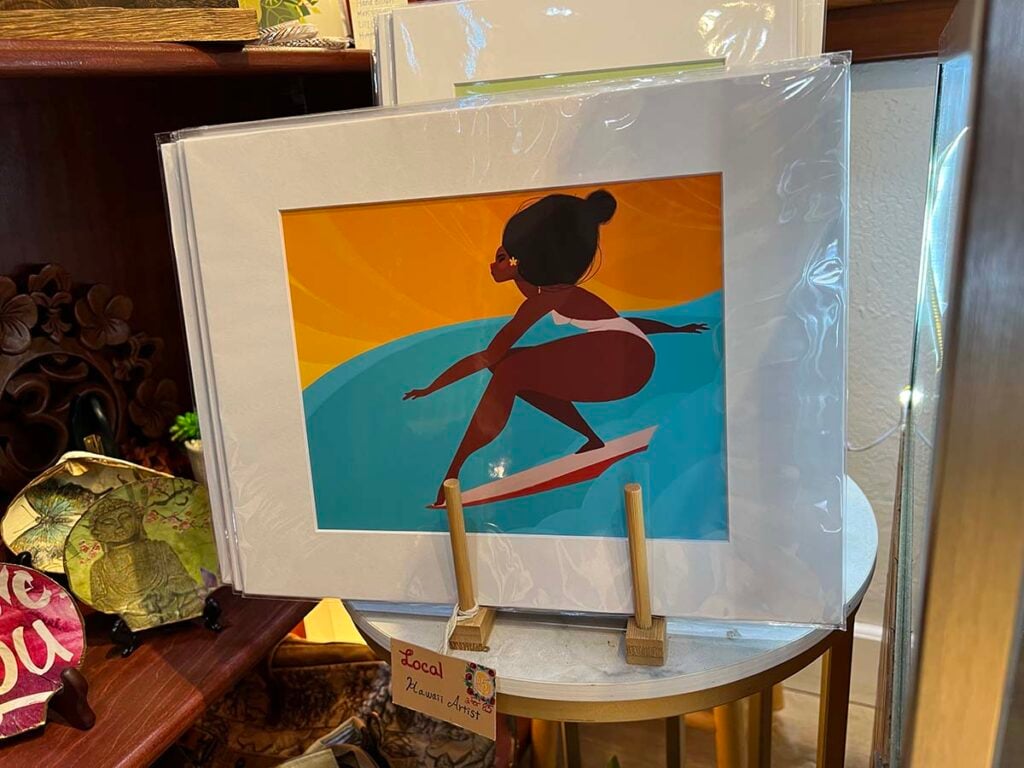 local art print from Kauai