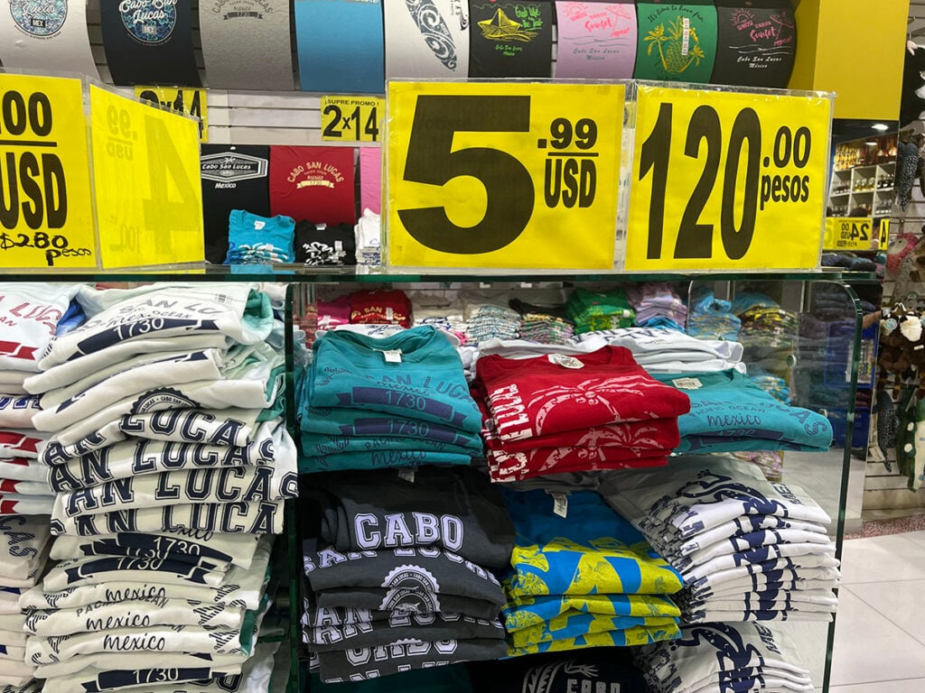 mexico t shirt souvenirs