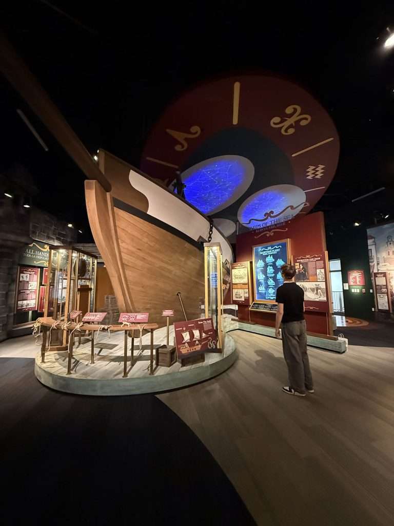 Tampa Bay History Center - Nautical section with teens