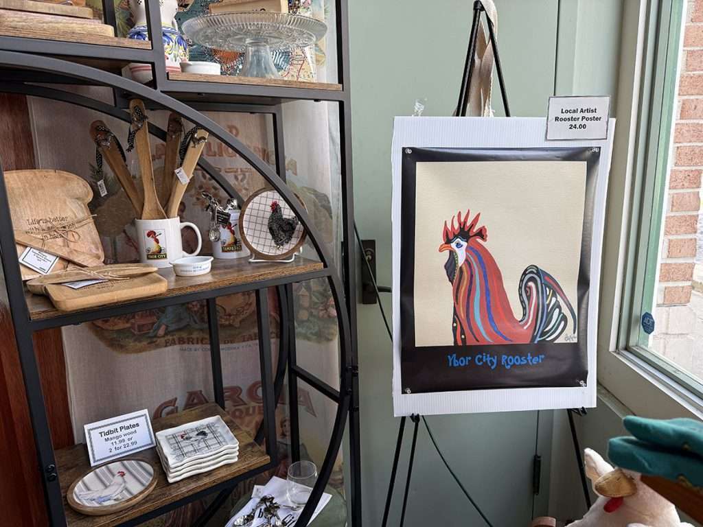 Ybor City rooster souvenirs