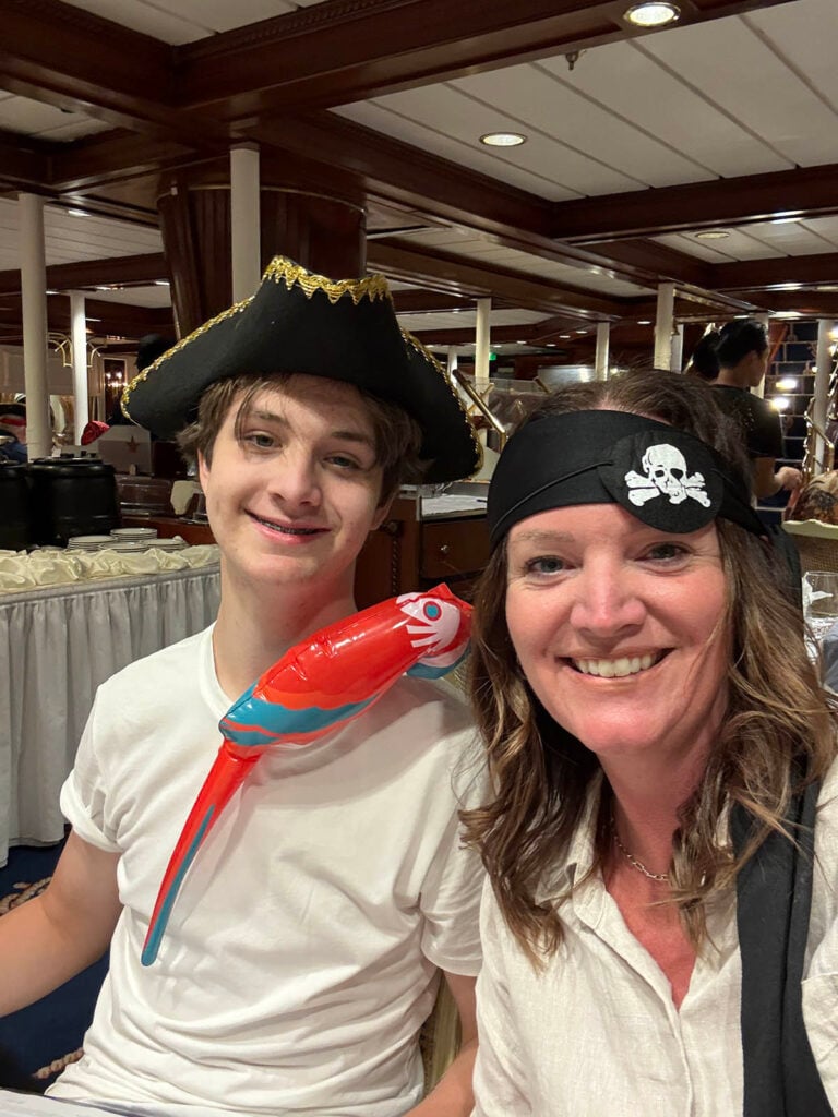Star Clippers Pirate Night with teens