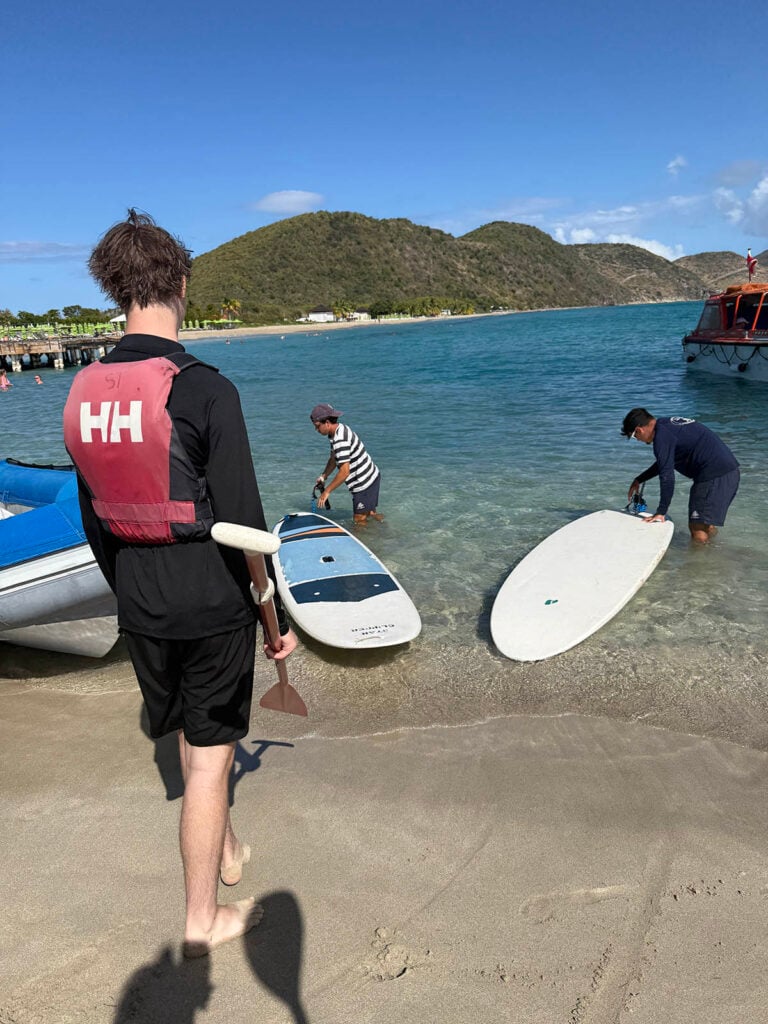 paddleboarding star clipper