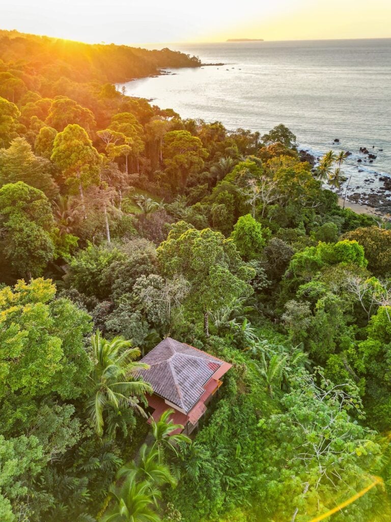 La Paloma from the air. Truely in the jungle. Photo by Lindsay Nieminen
