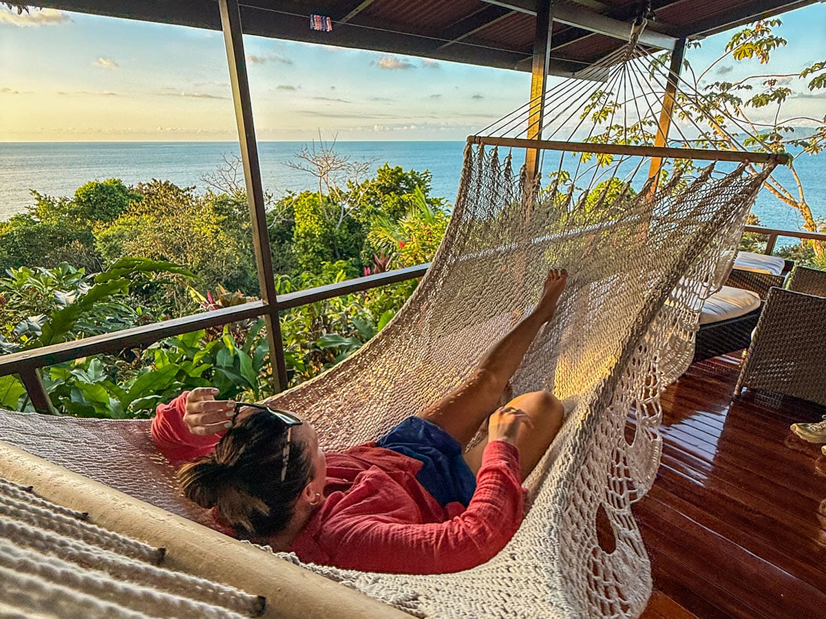 la paloma lodge sunset view