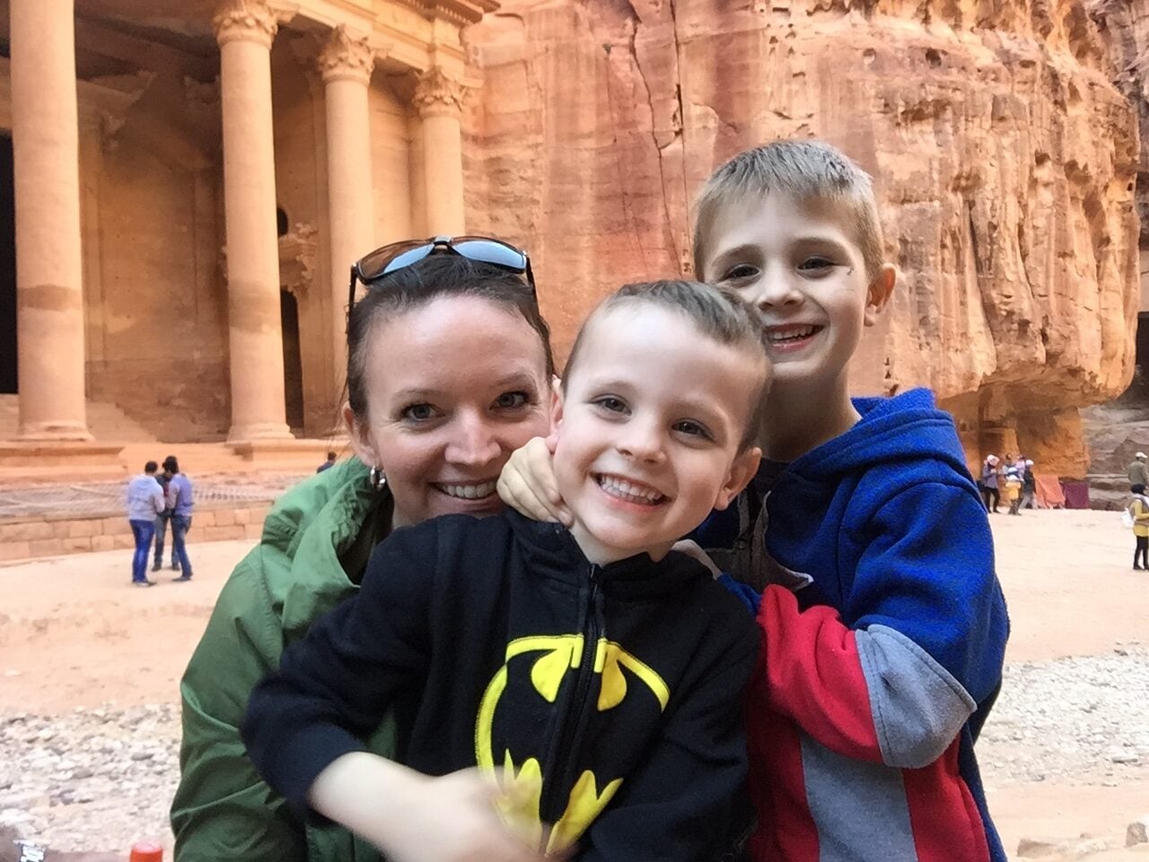 Jordan with Kids - Lindsay and her boys aged 6 and 4