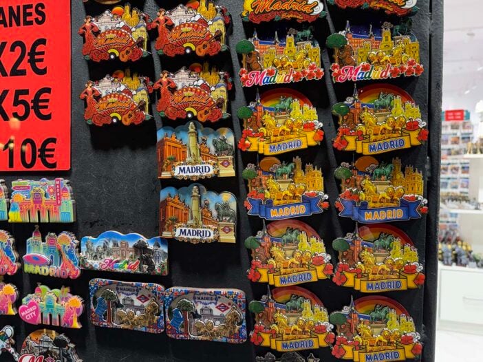 Madrid souvenir magnets