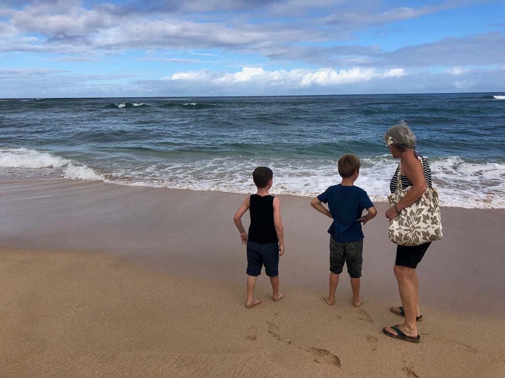 beach in oahu on mulitgen trip