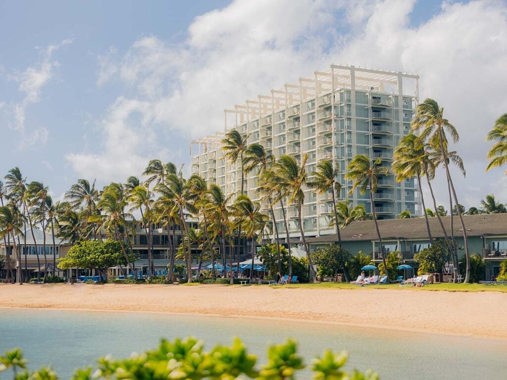 Kahala Hotel and Resort beachfront