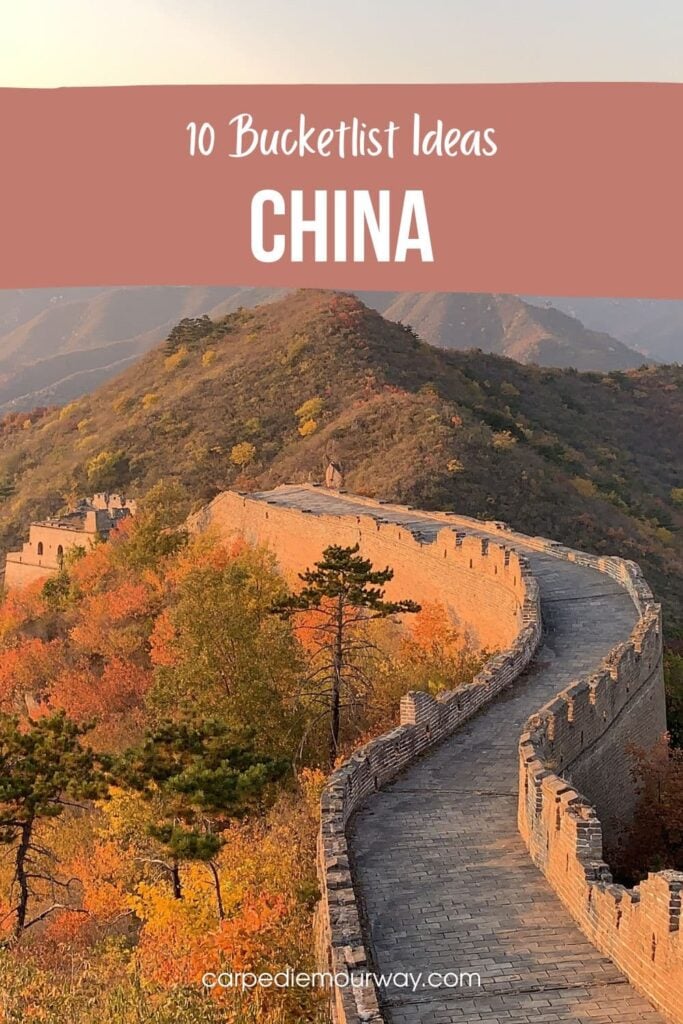 China Bucketlist trips